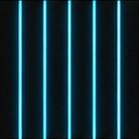 Lichtlinie Cyan